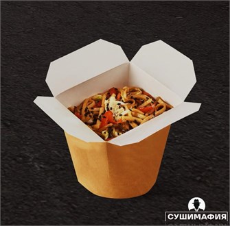 Лапша WOK с курицей и грибами 10012
