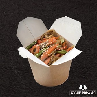 Лапша WOK с лососем 10013